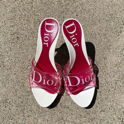 dior jelly sandals